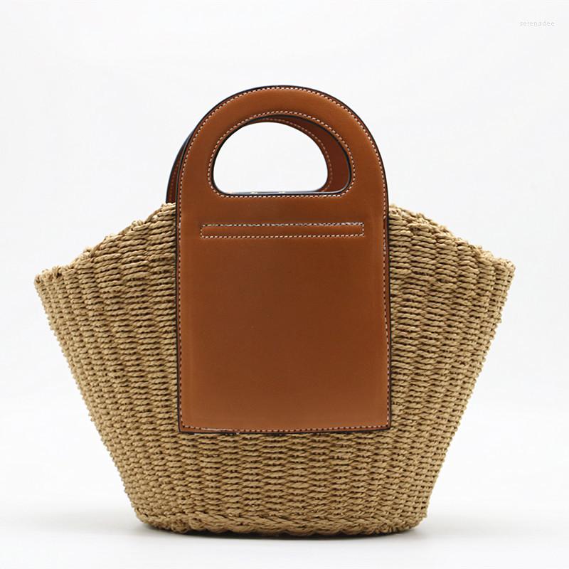 

Evening Bags Style Hand-held Straw Woven Bag European And American Fashion Women's