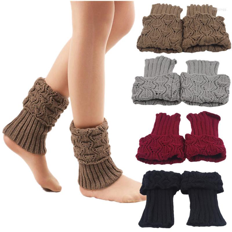 

Women Socks 2022 Fashion Solid Warm Knee High Winter Knit Crochet Warmer Boot Cuffs Long, Brown