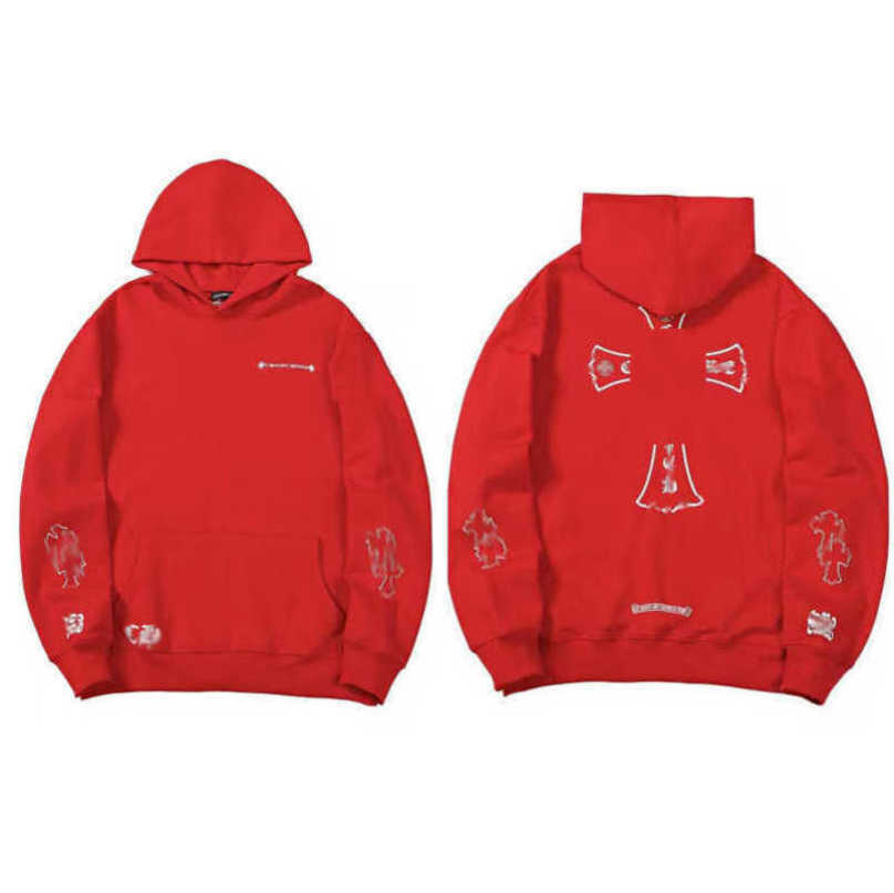 

Luxury Jackets Fashion Mens Sweatshirts Designer Hoodies Men Women Zipper Cross Scroll Simple Hooded Sweater Pullover Hoodie Casual Tops Coat Jacket N0ta