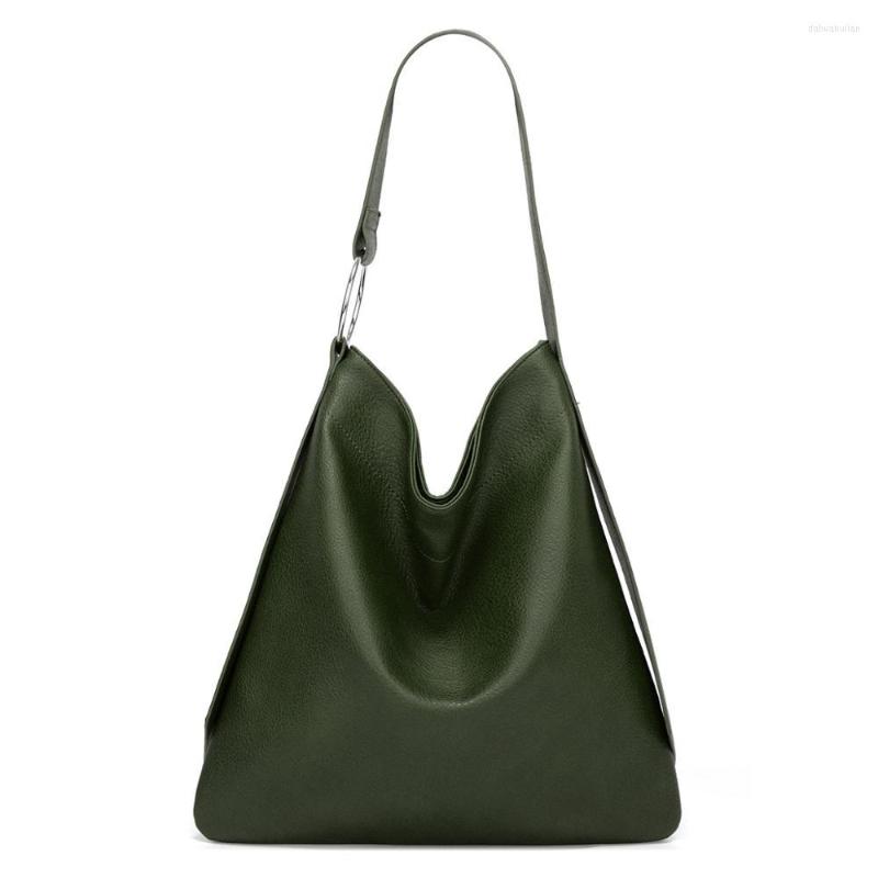 

Evening Bags MONNET CAUTHY Female Totes Luxury Leather Large Capacity Office Ladies Shoulder Bag Solid Color Green Blue Dark Grey Handbag, Black