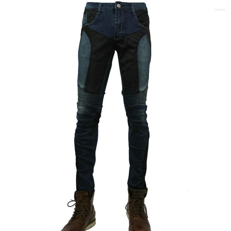 

Motorcycle Apparel Loong Biker Summer Protective Jeans Breathable Mesh Riding Pants Knight Daily Cycling Sports Moto Trousers Slim