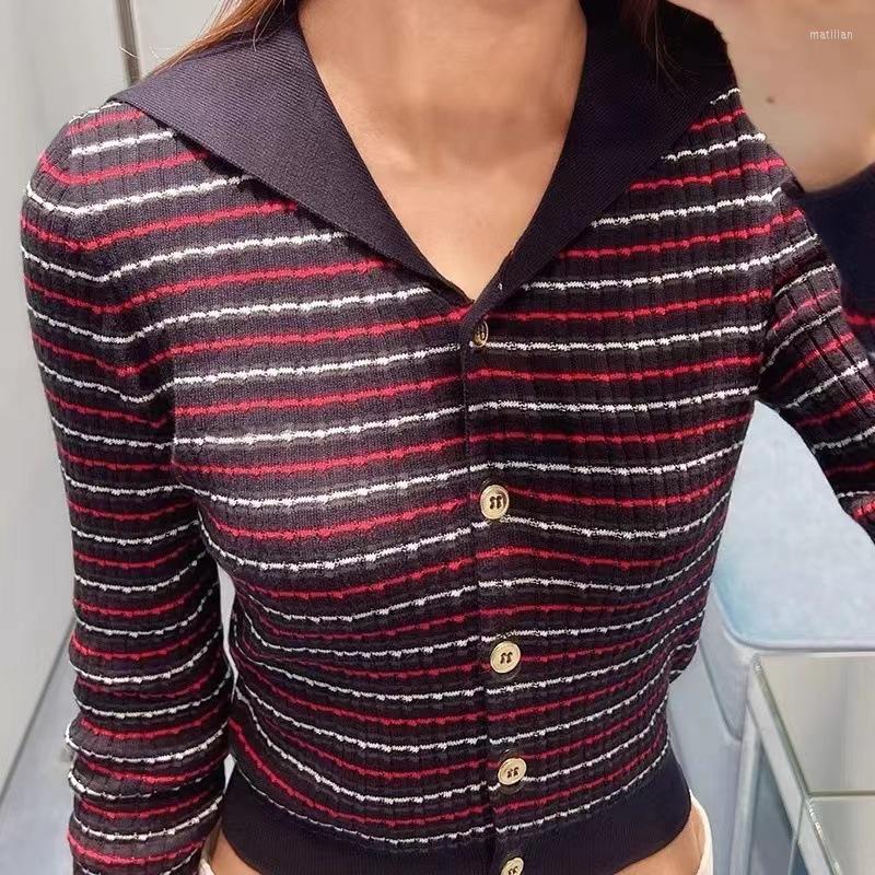 

Women' Knits Preppy Style Women' Knit Slim Cardigan Single Breasted Fashion Casual Ladies Sweaters 2022 Autumn
