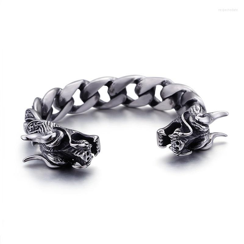 

Bangle Domineering Leading Titanium Steel Bracelet Fashion Men's Stainless Jewelry