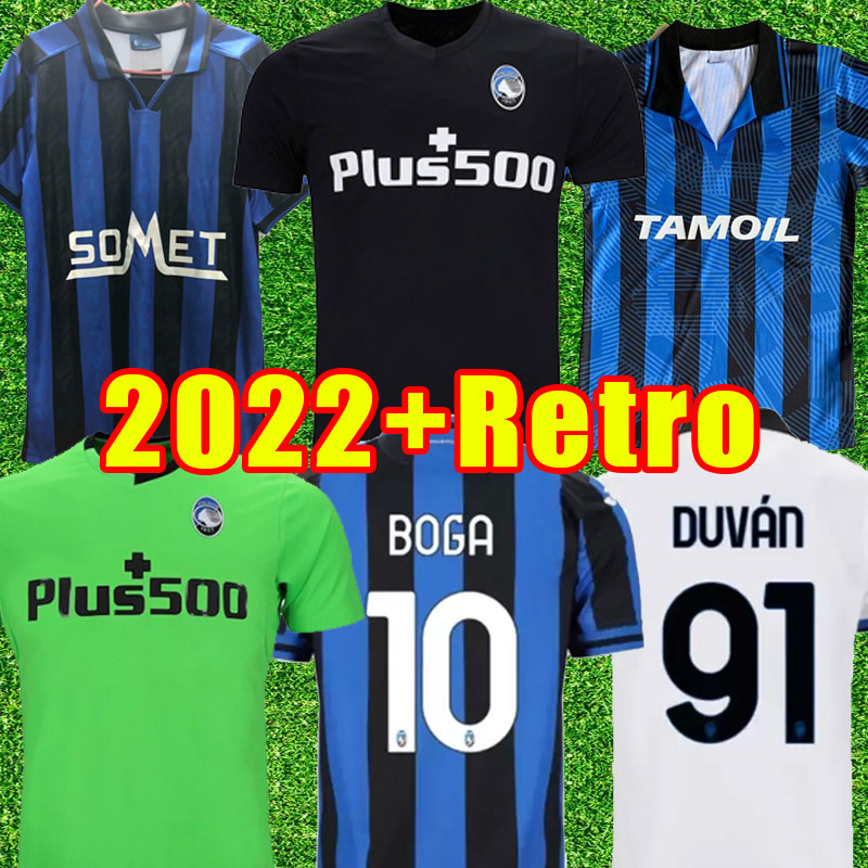 

22 23 Atalanta B.C. soccer jerseys DUVAN ILICIC L.MURIEL GOSENS 2022 2023 MIRANCIHUK MALINOVSKYI football shirt maglia uniform goalkeeper third Retro 1996 97 1991 92