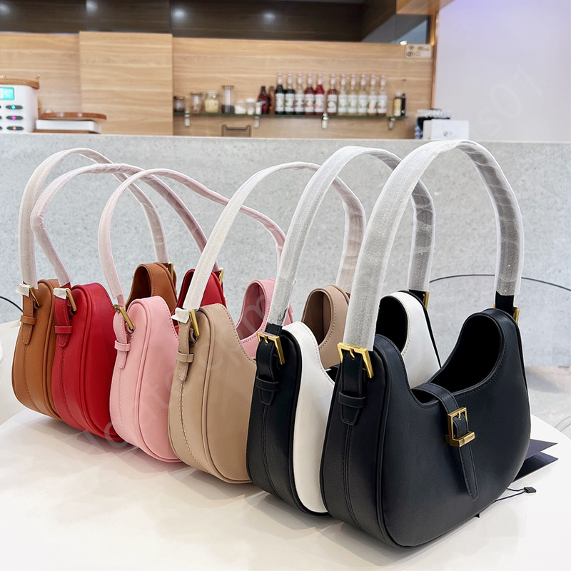 

Genuine Leather fashion designer tote ladies shoulder bag luxurys handbags Sequined hobo armpit underarm luxury bags top versatile Casual wholesale, Red