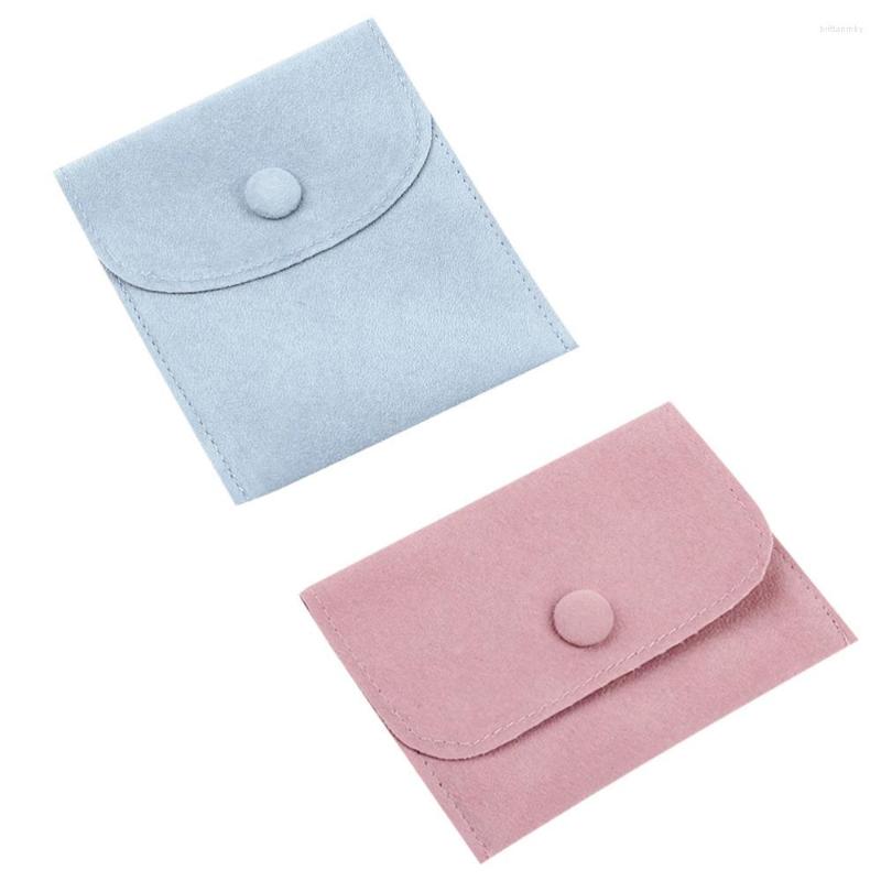 

Jewelry Pouches 2pcs Storage Bags Stylish Earring Container For Woman