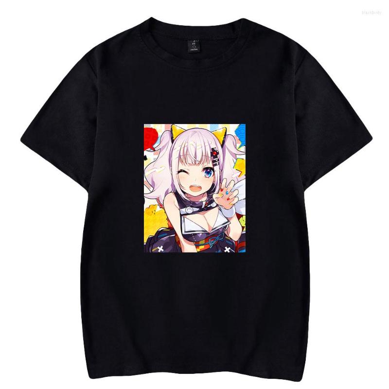 

Men's T Shirts Harajuku Kaguya Print Spring Summer Holiday Men/Women Casual Style Streetwear T-shirt Anime Boys/girls Clothes Tops, Black