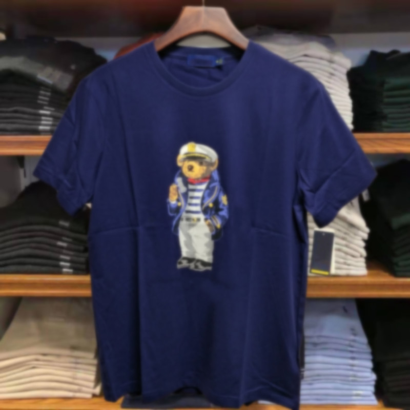 

US Size Polos Bear Shirt Men's Women's T-Shirt US Short Sleeve Hockey EU UK Size Matini Bear Hockey