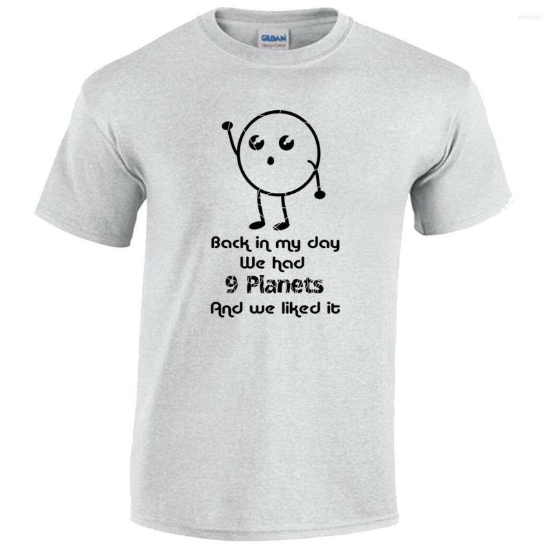 

Men' T Shirts Today We Have 9 Planets Interesting T-shirts -3XL Summer Cotton O-neck Short Sleeves, Blue
