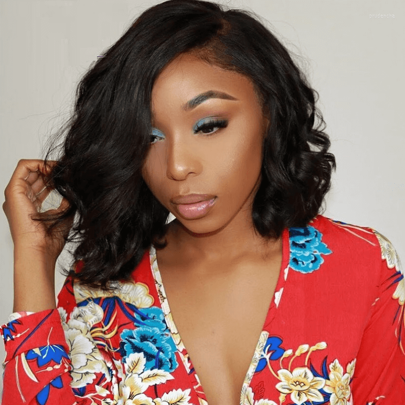 

Body Wave Bob Wig 5x5 Lace Closure Front Human Hair 4x4 Wigs For Women Pre Plucked, Picture shown