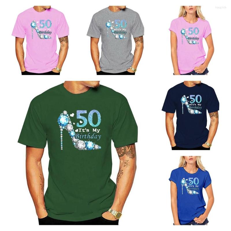 

Men' T Shirts Men Shirt 50 It  My Birthday 1969 50th G Women T-shirt Release Funny Clothing Short Sleeve Print Brand Top Tee, Image 6