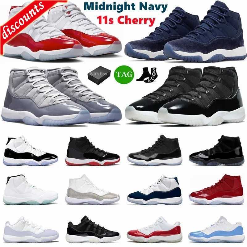

TOP Cherry 11 Basketball Shoes 11s Low 72-10 Pure Violet High Cherry11 Cool Grey Bred 25th Anniversary Legend Blue Concord Men