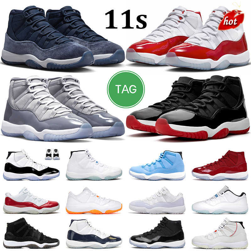 

Slippers Outdoor Shoes Sandals Cheery 11 Retro Legend Blue Basketball Shoes 11s Midnight Navy Cool Grey men women Concord Bred mens trainer, # 1