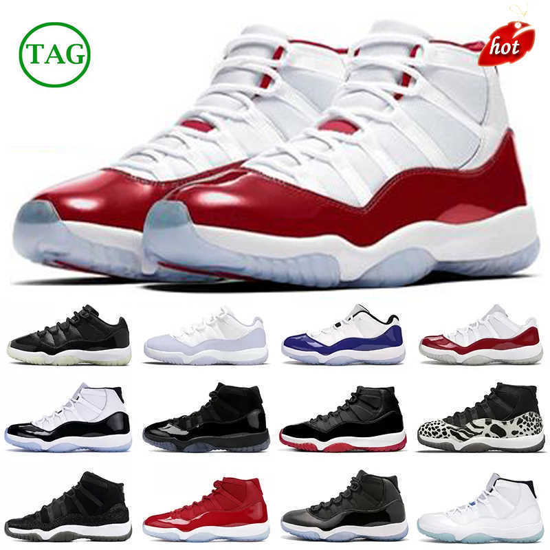 

OG 11 Jumpman Basketball Shoes Men Sneaker Women 11s Cherry Cool Grey Bred Concord 45 25th Anniversary mens trainer sneakers, Sku_1 cherry