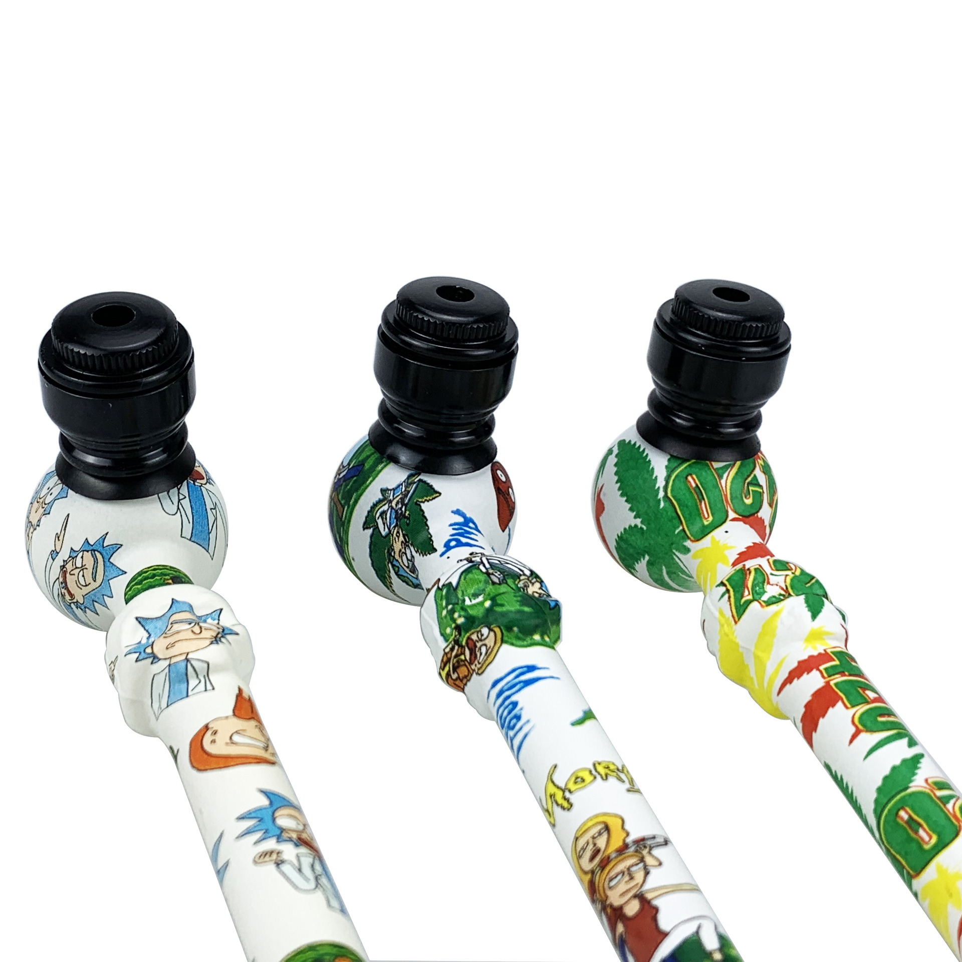 

Cartoon Decal Decal hand pipe wholesale tobacco with bowl Silicone pipes
