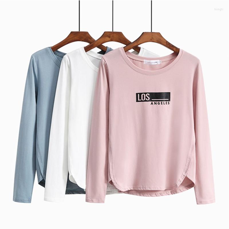 

Women's Blouses Cotton White Shirt Long Sleeve Blouse Women Casual Ladies Tops O Neck Autumn Winter Basic Tee Tunics, Blue