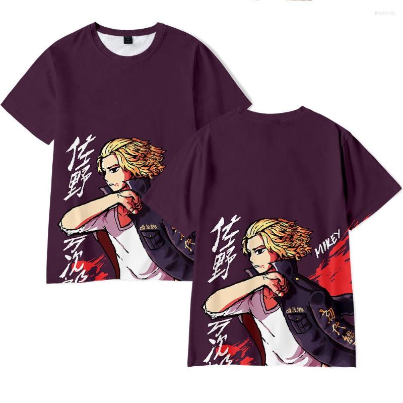 

Men's T Shirts Japanese Anime Mange Clothing Tokyo Revengers 3D Men's Women's Casual Short Sleeve T-Shirt Fashion Oversized, As shown