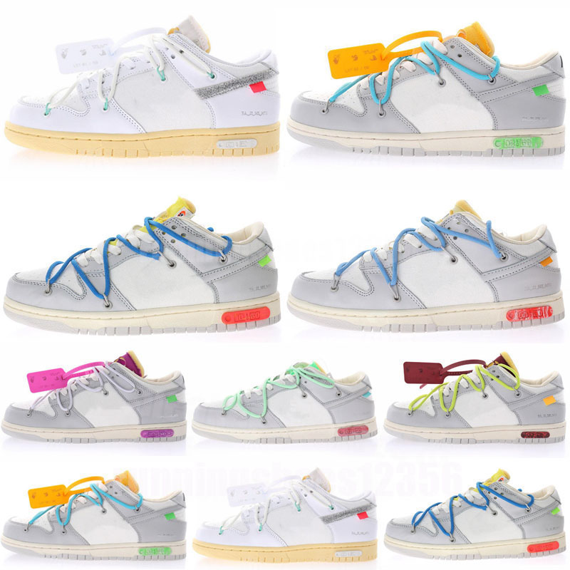 Off Casual Shoes Low OW 01 Of 50 Athletic Powder Blue Mummy Black White Red Chicago Mens Women Outdoor Sneakers 36-48 with box