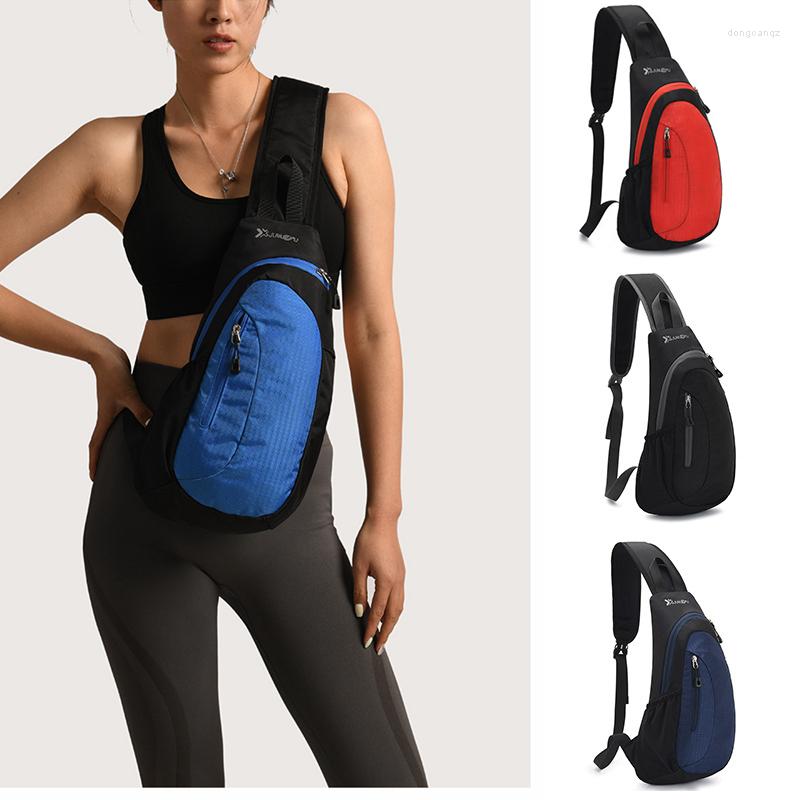 

Outdoor Bags Men Shoulder Bag Running Fitness Chest Backpack Men's Sports Women's Waist Pack Gym Accessories Sport, 1088-black