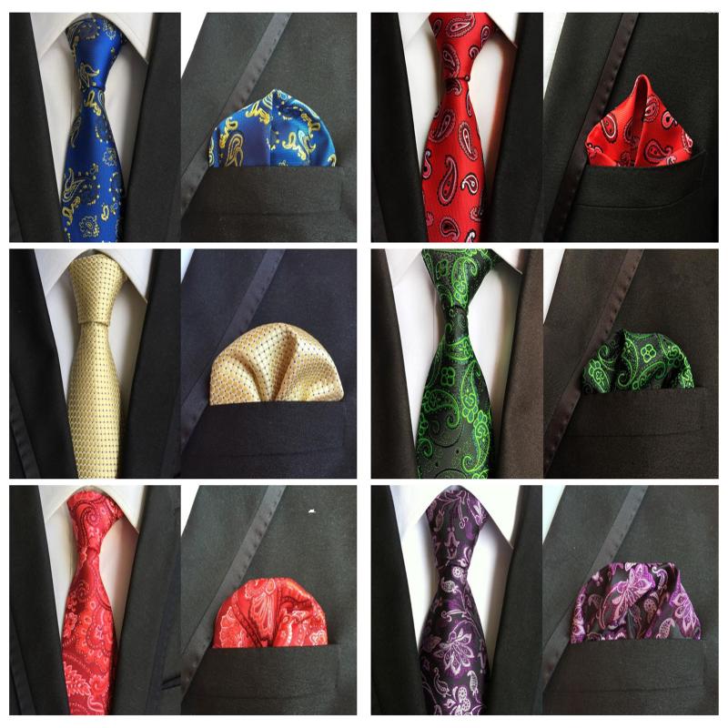 

Bow Ties High Quality Polyester Business Men's Accessories Tie Pocket Towel Set Unique Design Fashion Simple Personality Suit