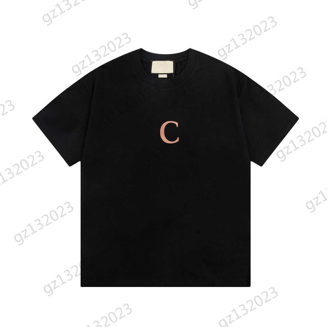 

Womens Clothes T-shirts Classic Crew Neck Short Sleeves T-shirt Simple Designer Casual Style Loose Pullover Tees Fashion Brand Women Clothes 2 Colors