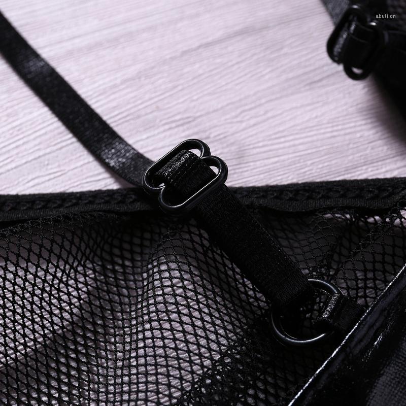 

Bras Sets 40GC Women Sexy Mesh Hollow Out Bustier Bralette Adjustable Spaghetti Strap Bra, Picture shown