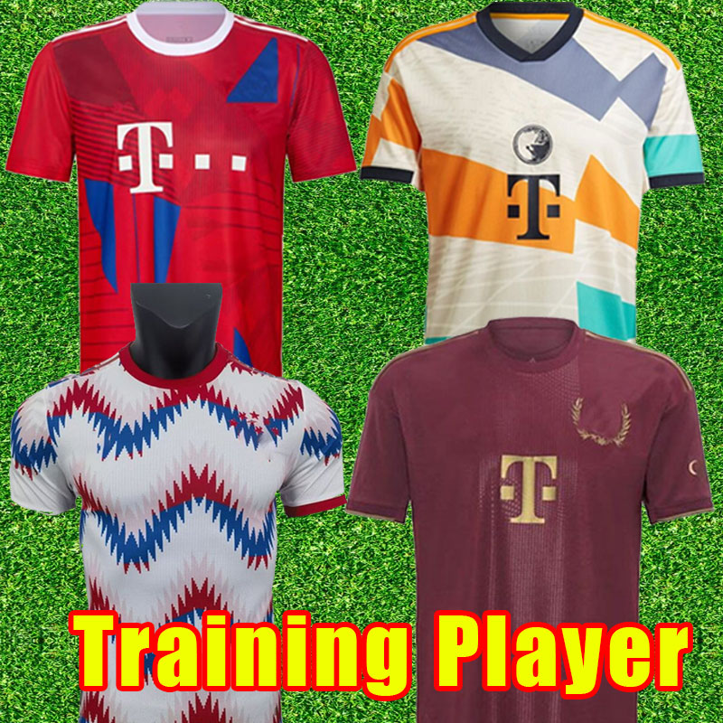 

MANE 2022 2023 Bayern Soccer Jerseys Upamecano PAVARD Muniches Goretzka NEUER MULLER LEWANDOWSKI SANE Kimmich 22 23 football shirt player fans version training