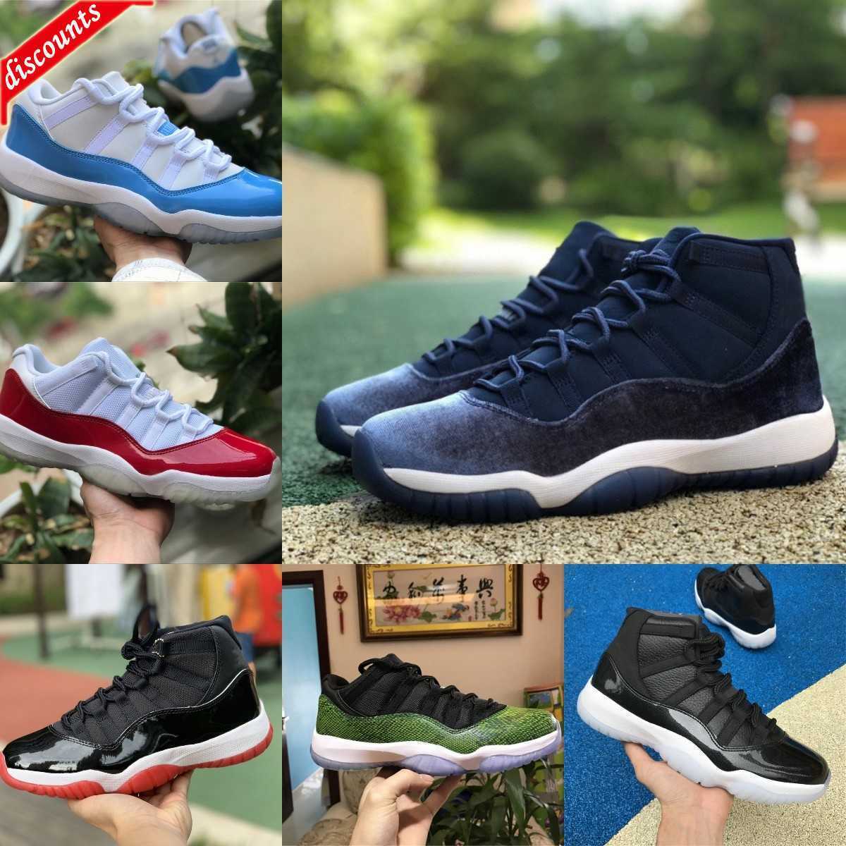 

TOP Jumpman Jubilee 11 11s High Basketball Shoes COOL GREY Legend Blue Midnight Barons Playoffs Bred Space Jam Gamma Blue, M3012
