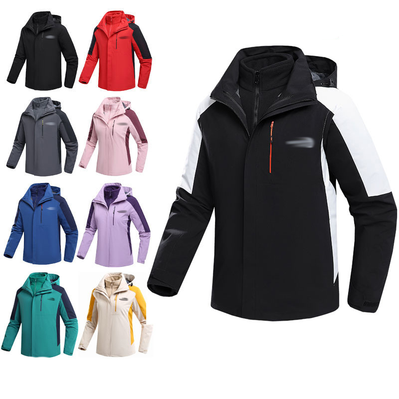 veste pour hommes coupe-vent parka en peluche fermetures éclair coupe-vent vestes couple décontracté manteau chaud