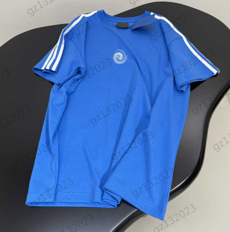 

Top Women Shirt T-shirts Brand Classic Logo Striped Pullover Short Sleeves T-shirt Threaded Round Neck Silhouette Slim Joker top Designer Clothes Women 1970, 13