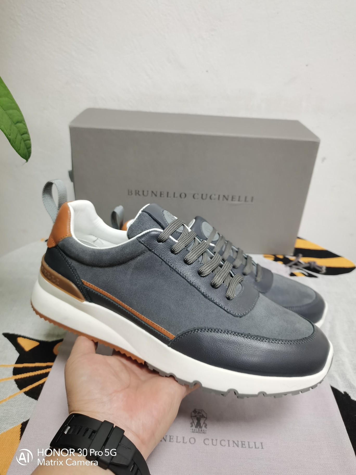 

new Luxury Mens casual falts Dress shoes Loro lp Walk sneakers BRUNELLO runner Shoes bc Mocassin Large size 45