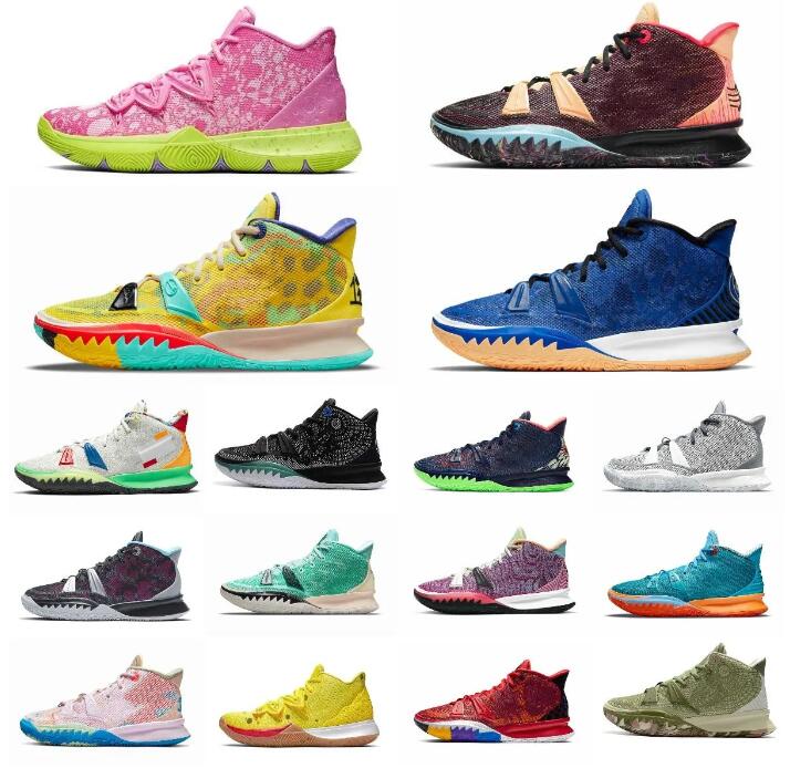 

Kyrie 7 basketball shoes One World People Chip Copa Grind 5 mens Kyries 7s Irving 5s sponge sandy Creator Hendrix Horus Rayguns Daybreak trainers Sports Sneakers, 17