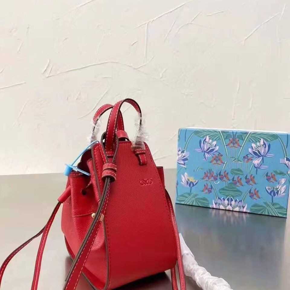 

Women's Luxury Designer Handbags Shoulder Bag Crossbody Bag Tote New Fashion Texture Cowhide Multifunctional Backpack Gift Box Packaging Factory Direct Sales, Red
