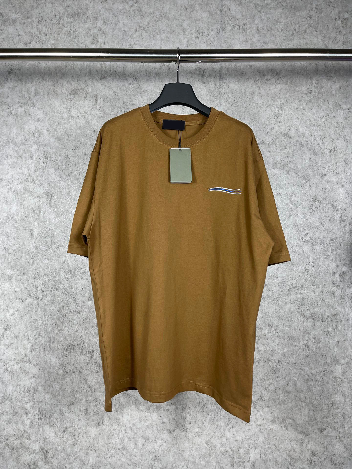 

Men's Plus Tees Polos Round neck embroidered and printed polar style summer wear with street pure cotton fq2d
