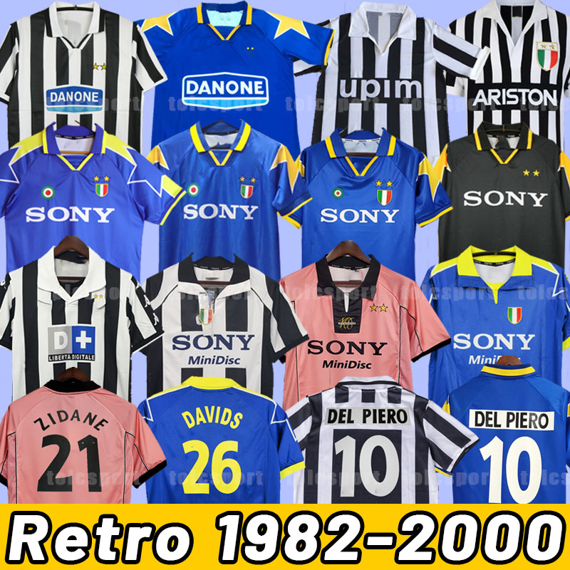 

Retro DEL PIERO soccer jerseys Conte PIRLO Buffon 82 83 84 85 92 94 95 96 97 98 99 00 1982 1983 1984 1998 1999 INZAGH ZIDANE Ancient maillot DAVIDS BOKSIC Conte shirt POGBA