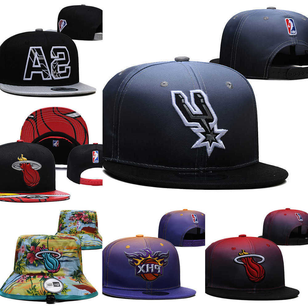 

Snapbacks San Antonio''Spurs''Caps Phoenix''Suns''hat Miami''Heat''Basketball hats Adjustable Fit Hat, Color