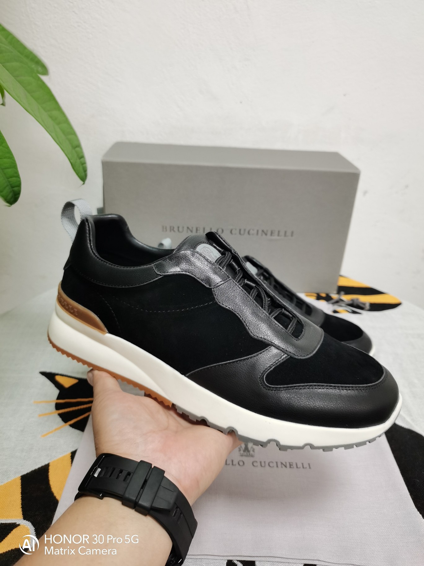 

Suede Leather Male Leisure Dress shoes Mens BRUNELLO runner Shoes Loro lp Walk sneakers bc Mocassin Large size 11 12 YDED E4V2