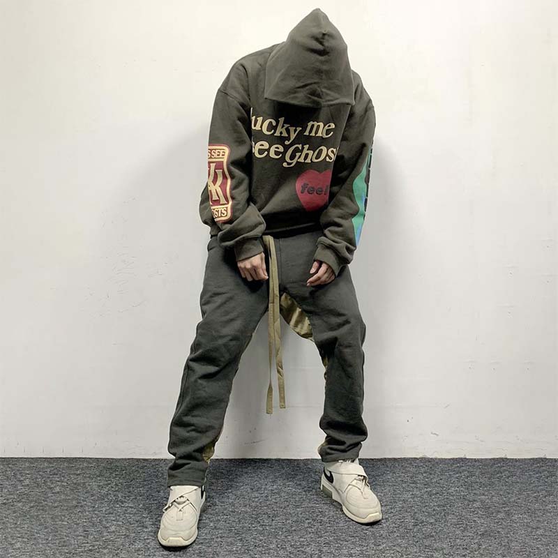 

men' hoodie man sweatshirts kanyes hoodies loose sweatshirts oversize hooded plus size sweatshirt unisex heavy cotton women men thicked fleece pullovers, Customize