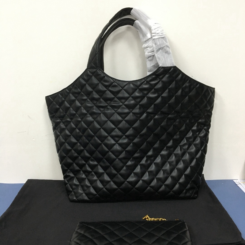 

Big Tote Bag Designer Bag Women Crossbody Shopping Beach Fashion Famous Large Totes Shoulders Purse Genuine Handbags 58cm and 48cm, Black