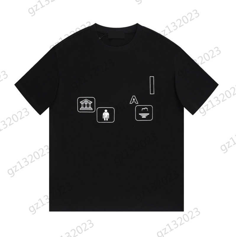 

Women Shirt T-shirts Brand Logo Printing Short Sleeve Pullover T-shirt Soft Cotton Material Silhouette Slimming Designer Top Unisex Style Clothes Woman 1970