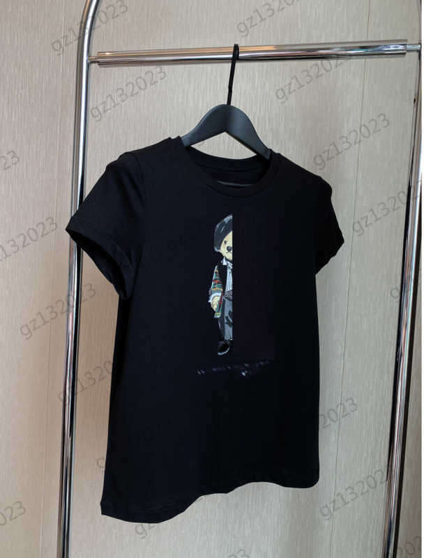 

Clothes Women Designer T-shirts Doll Teddy Bear Print Short Sleeves Pullover T-shirt Lightweight Breathable Casual Cotton Tees Designer Top Womens Clothes 1970, 13