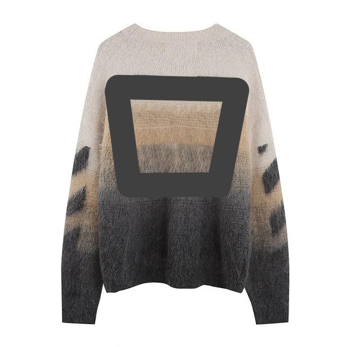 

Mens Sweaters Designer hoodie chest Embroidered Hoodies womens sweaters Sweatshirts couple model clothes, Beige