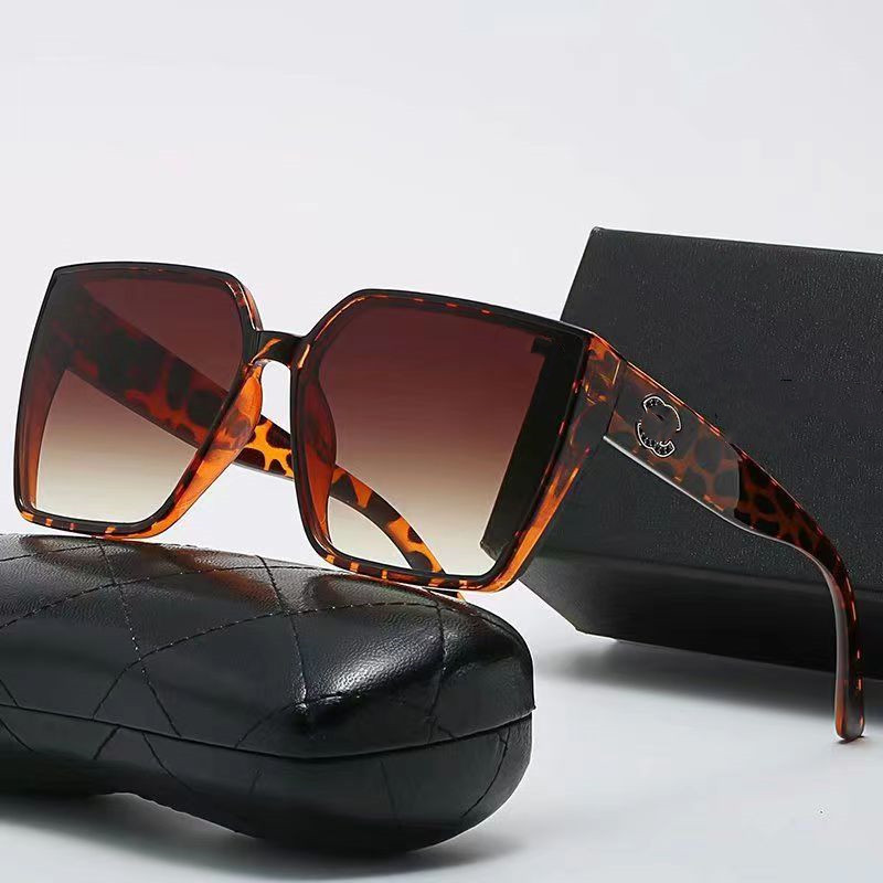

mens women designer square sunglasses luxury Channel glasses Fashion eyewear Diamond Square Sunshade