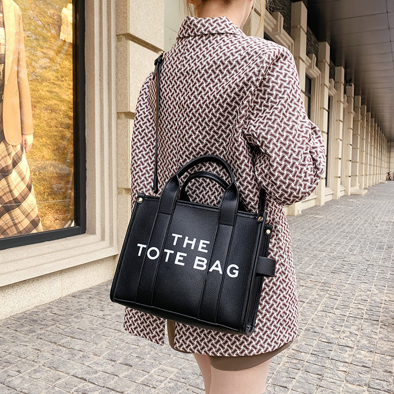 

PU Leather Marc Handbags Bag with Logo Large Capacity Shoulder for Women wallets Letter Printed Tote Bag Multi Colors Totes Purse