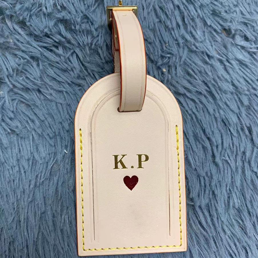 

Travel accessories luggage tag personalized custom name initial stamping Tag Bag Designer Logo Travel Label high quality custo256W