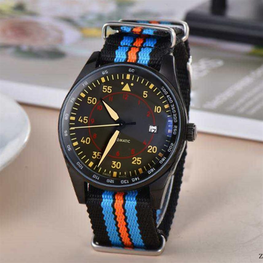 

orologio di lusso mens watches leather strap Automatic Mechanical pilot watch montre de luxe high quality man sport wristwatch wristwat210H, 005