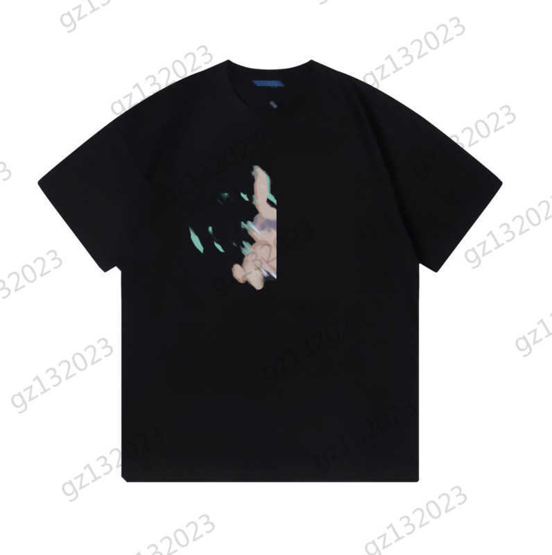 

Womens Clothes T-shirts Glasses Rabbit Print Short Sleeves T-shirt Crew Neck Pure Cotton Fabric Casual Tees Fashion Designer Women Clothes 1970