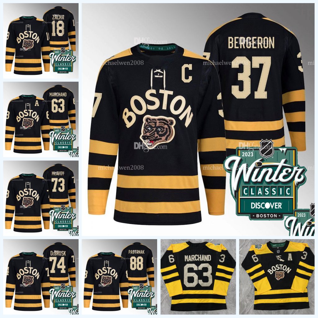 

Patrice Bergeron 2023 Winter Classic Bruins Jersey Boston Brad Marchand David Pastrnak Taylor Hall Connor Clifton Charlie McAvoy Jeremy Swayman David Krejci, White
