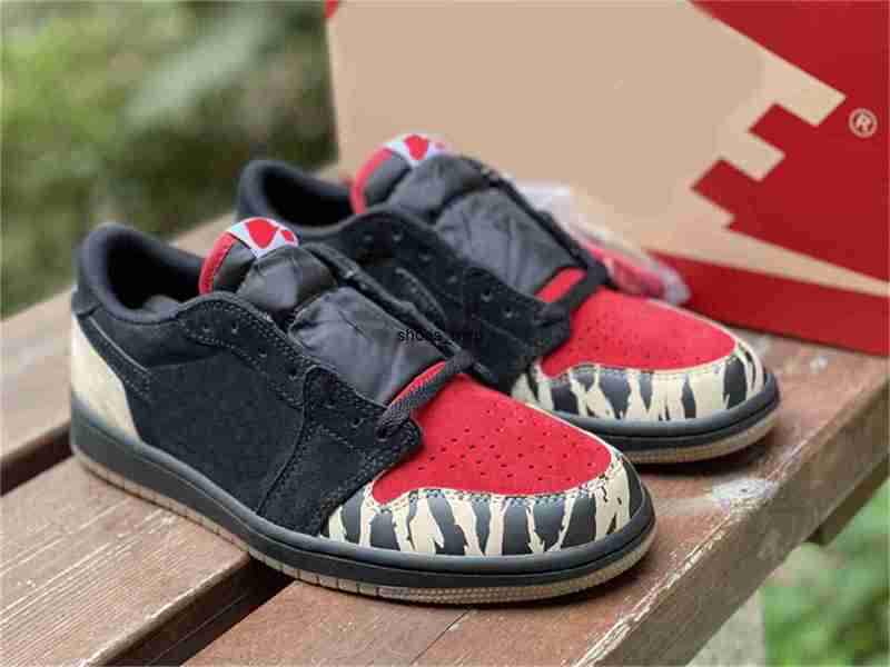 

Authentic 1 Low OG SoleFly Shoes Black/Sport Red-Desert-Gum Medium Brown aj x SB ST fragment 1S Men Women Sports Sneakers