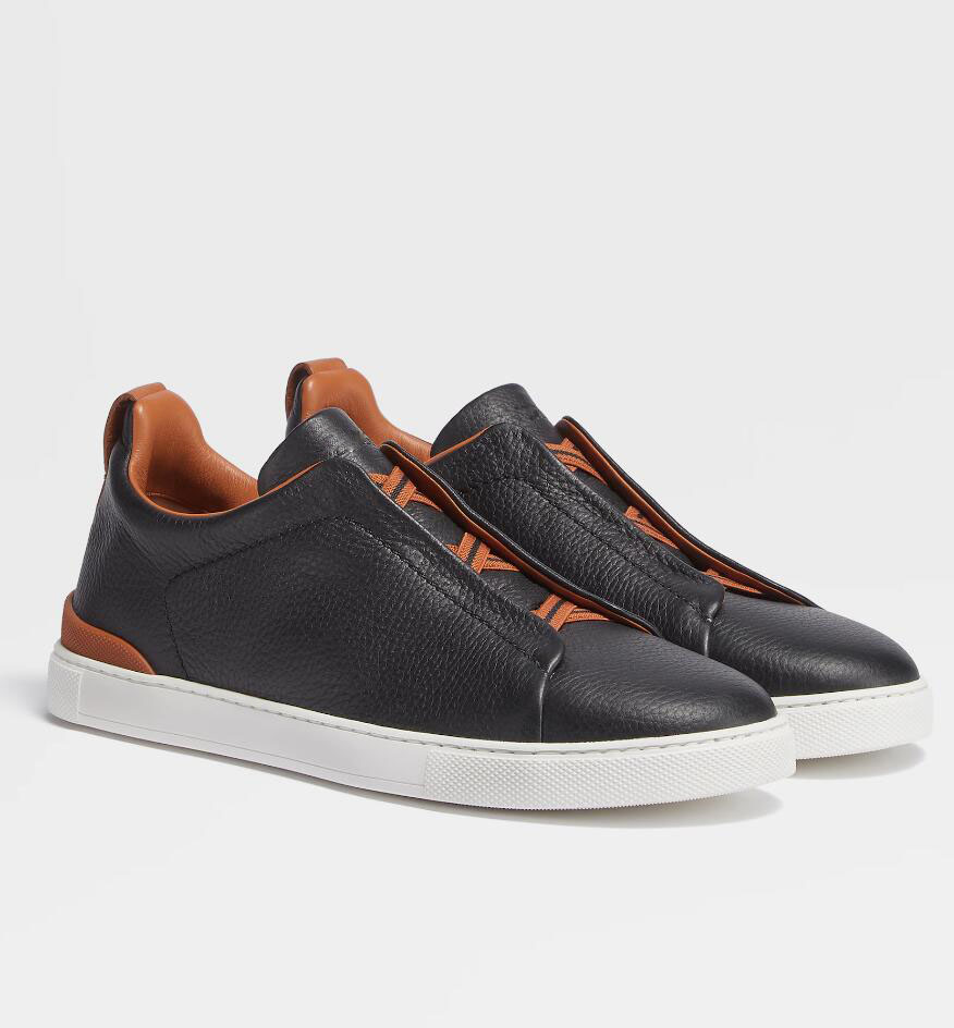 Chaussures de baskets à toit à pointes triples de qualité supérieure Chaussures de loisirs en ligne de loisirs élastiques Slip sur planche à roul